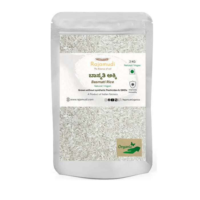 Organic Traditonal Basmati Rice by Rajamudi