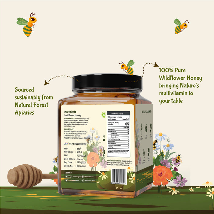 pure multifloral honey