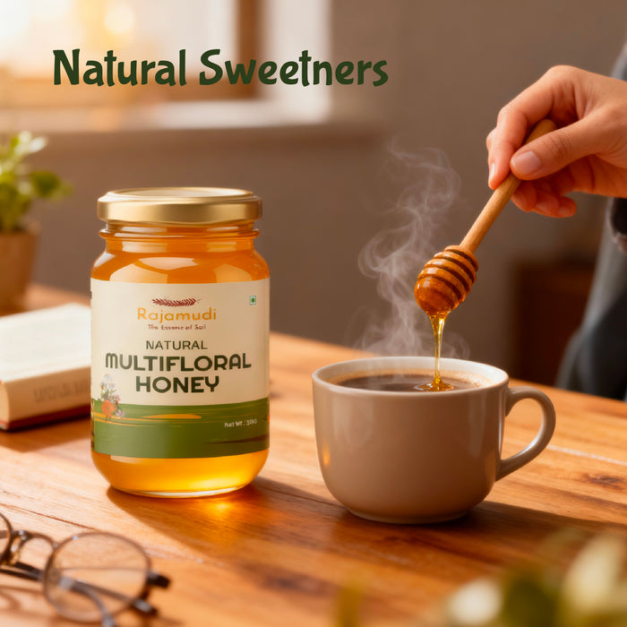 Natural Multi-floral honey - Rajamudi Organics |100% Pure Honey | Natural Sweetener | Rich in antioxidants