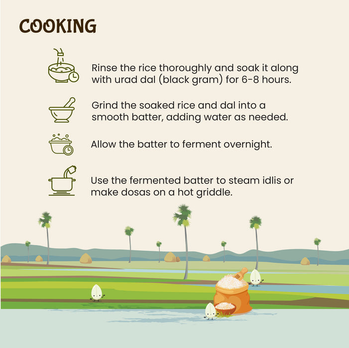 ORGANIC Idli Rice by Rajamudi Organics