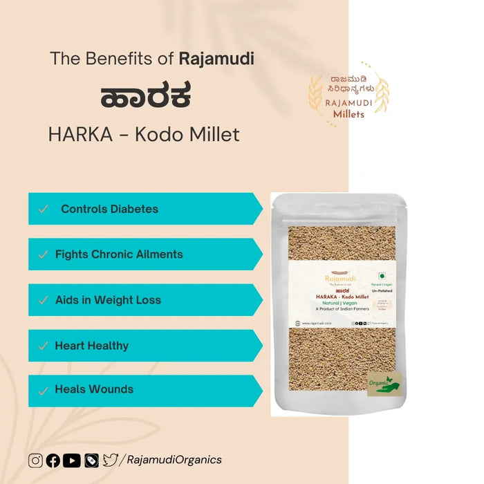 HARKA - Kodo Millet | Rajamudi