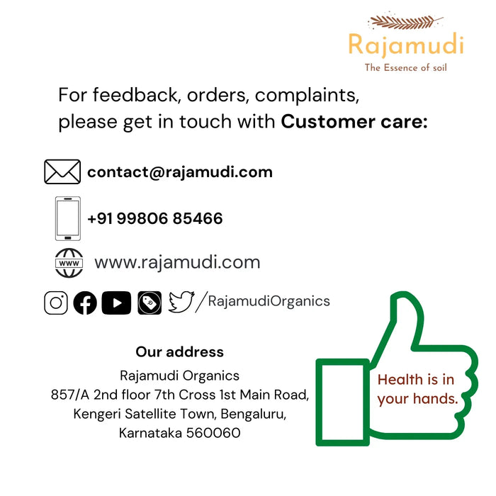 Organic authentic Black Rice / Karuppu kavuni by Rajamudi Organics