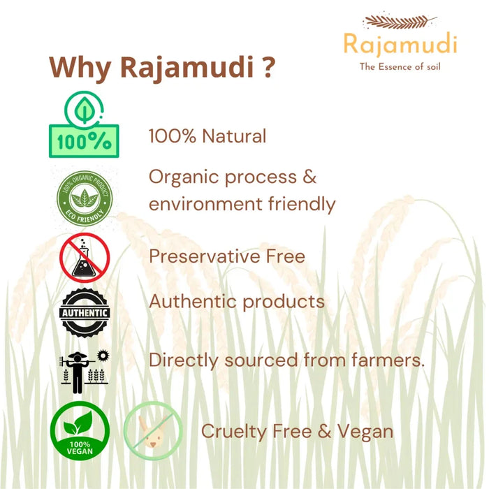 Rajamudi Finger Millet Whole Grain- Ragi  Unpolished | Rajamudi Organics